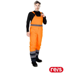 Spodnie ochronne ocieplane ogrodniczki, męskie