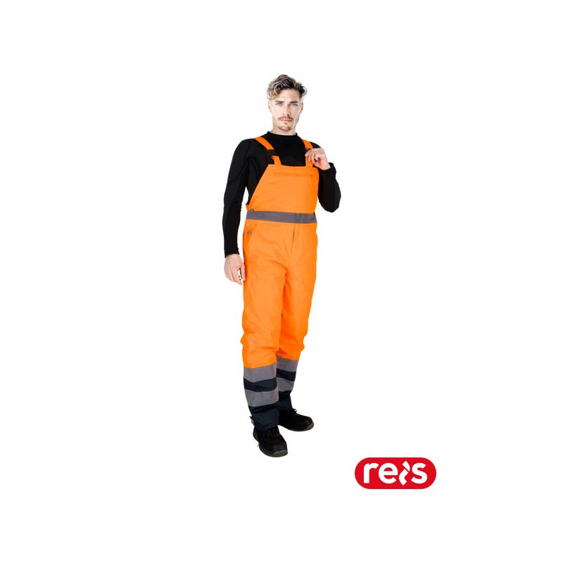 Spodnie ochronne ocieplane ogrodniczki, męskie